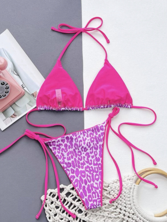 Costum de baie din 2 piese, cu imprimeu [1]