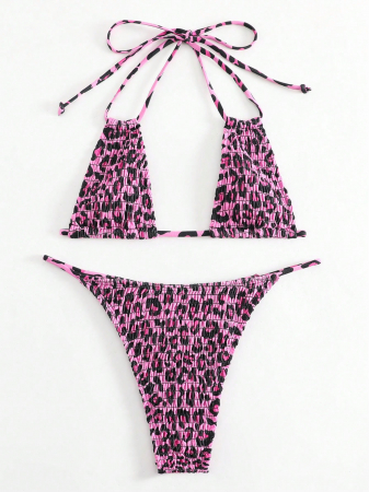 Costum de baie din 2 piese, cu imprimeu [3]