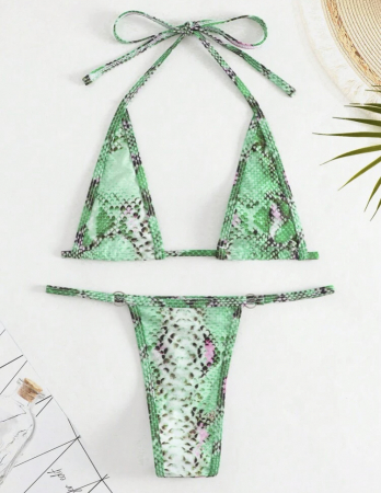 Costum de baie din 2 piese, cu imprimeu [2]