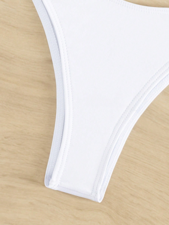 Costum de baie alb din 2 piese [5]