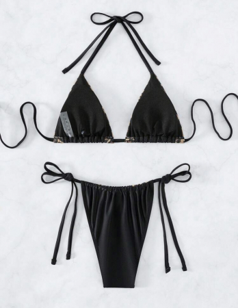 Costum de baie din 2 piese, cu model animal print [3]