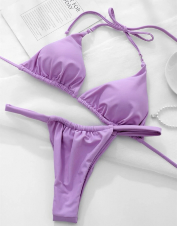 Costum de baie din 2 piese, lila [2]