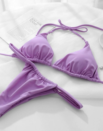 Costum de baie din 2 piese, lila [1]