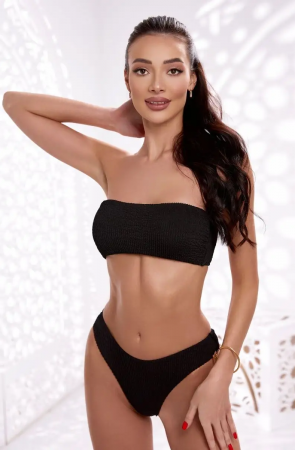 Costum de baie din 2 piese, galben [4]