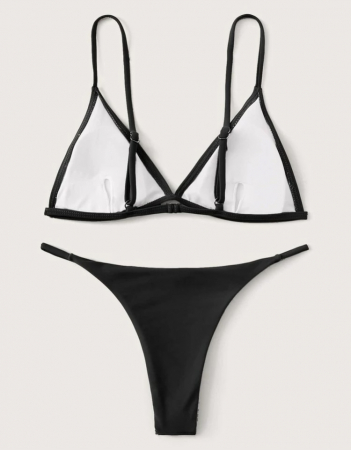 Costum de baie din 2 piese, negru [1]