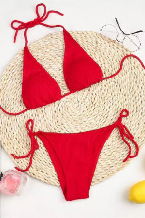 Costum de baie din 2 piese, verde [2]