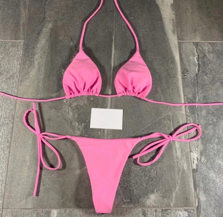 Costum de baie din 2 piese, roz [4]
