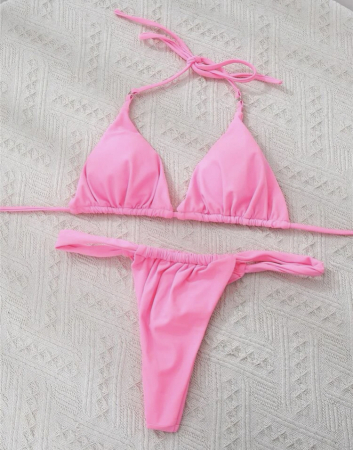 Costum de baie din 2 piese, roz [1]