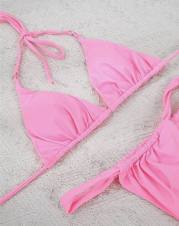 Costum de baie din 2 piese, roz [2]