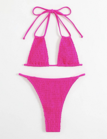 Costum de baie din 2 piese, uni [2]