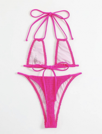 Costum de baie din 2 piese, uni [1]