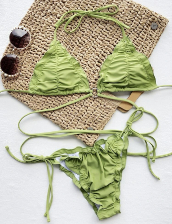 Costum de baie din 2 piese, uni [2]