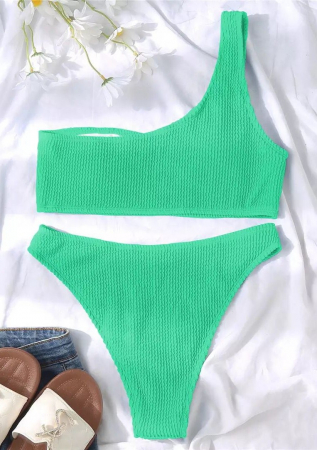Costum de baie din 2 piese, verde [6]