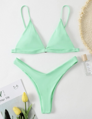 Costum de baie din 2 piese, verde [0]