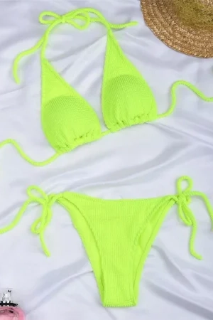 Costum de baie din 2 piese, verde [4]