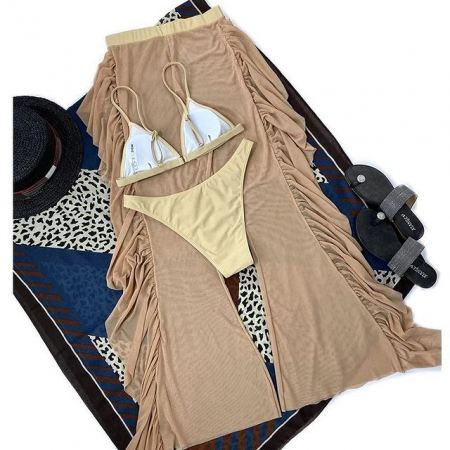 Costum de baie din 3 piese, cu pantaloni [1]