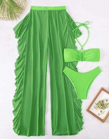 Costum de baie din 3 piese, cu pantaloni [3]