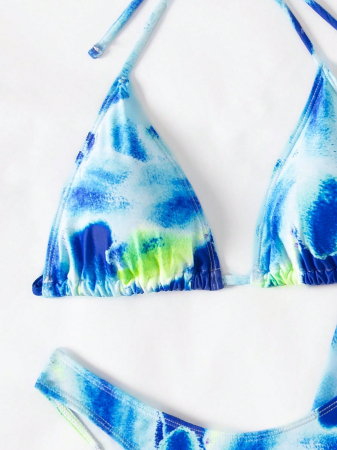 Costum de baie din 4 piese, multicolor [2]