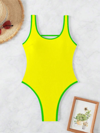 Costum de baie din intreg, galben [2]