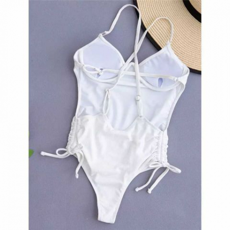 Costum de baie intreg, alb [3]