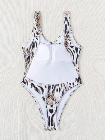 Costum de baie intreg, animal print [4]