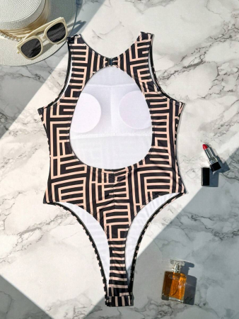 Costum de baie intreg, cu dungi [5]