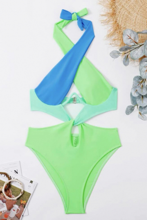 Costum de baie intreg cu decupaj [3]