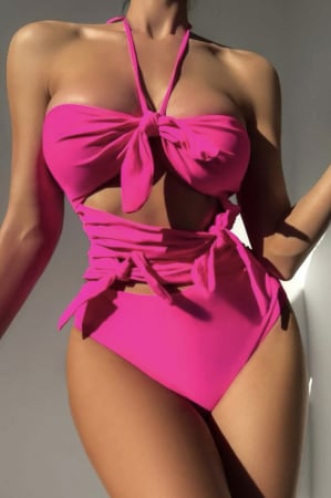 Costum de baie intreg cu decupaj [0]