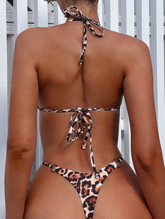 Costum de baie 2 piese, animal print [1]