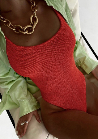 Costum de baie intreg, rosu [0]
