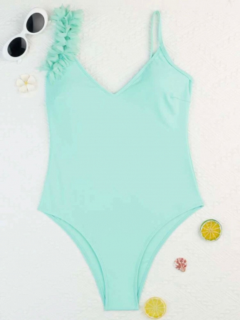 Costum de baie intreg, turcoaz [2]