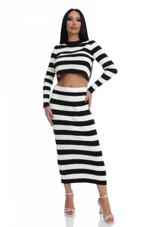 Daniela Crudu - Costum din 2 piese bluza si fusta