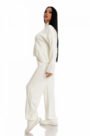 Costum din 2 piese bluza si pantaloni, bej [2]