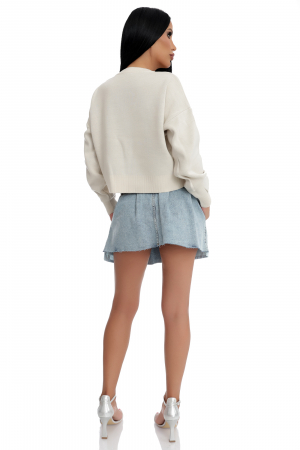Fusta scurta din denim [1]