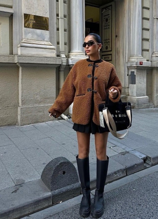 Jachetă Teddy Maro Călduroasă pentru Femei – Confort și Stil pentru Sezonul Rece [0]