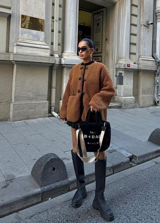 Jachetă Teddy Maro Călduroasă pentru Femei – Confort și Stil pentru Sezonul Rece [3]