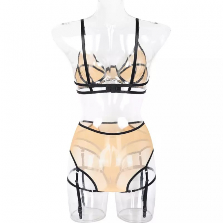 Lenjerie intima din 2 piese, nude [8]