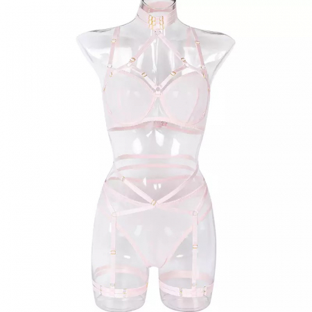 Lenjerie intima 3 piese, cu decupaje [6]