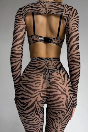 Lenjerie intima 4 piese, cu imprimeu [2]