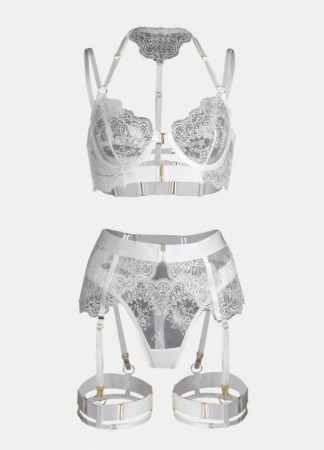 Lenjerie intima 4 piese, din dantela [3]