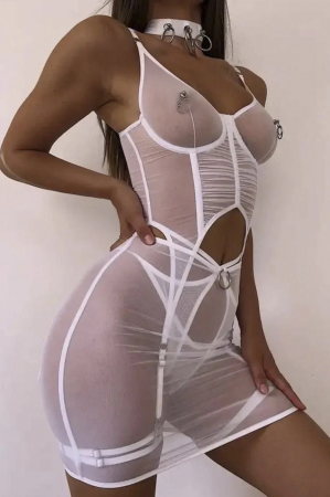 Lenjerie intima 5 piese, alb [1]