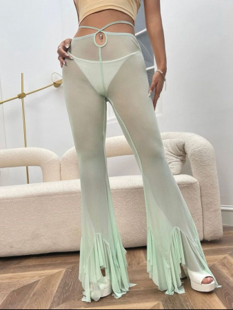 Pantaloni de plaja, cu decupaj [2]