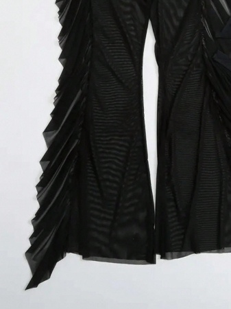 Pantaloni de plaja, cu volane [3]