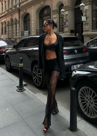 Pantaloni eleganti din dantela [5]