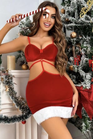 Rochie cu tematica de Craciun