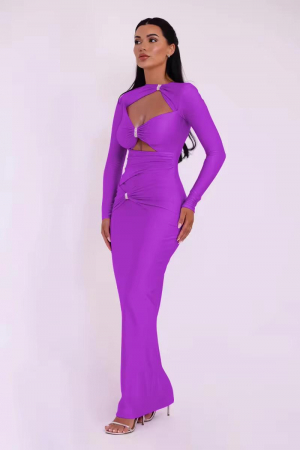 Rochie lunga eleganta cu maneca lunga [0]