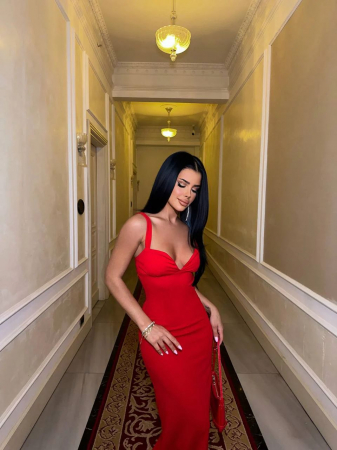 Rochie lunga eleganta cu decolteu adanc [4]