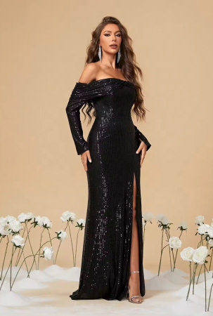 Rochie lunga eleganta din paiete [2]
