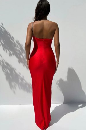 Rochie lunga eleganta, mulata pe un umar [1]