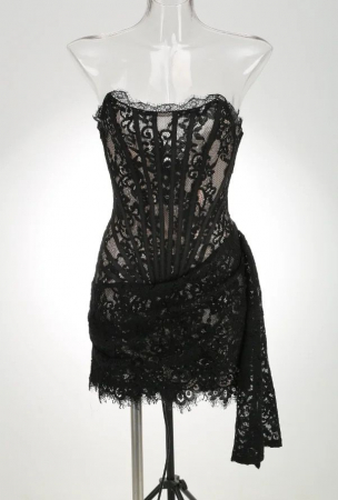 Rochie mini din dantela [4]